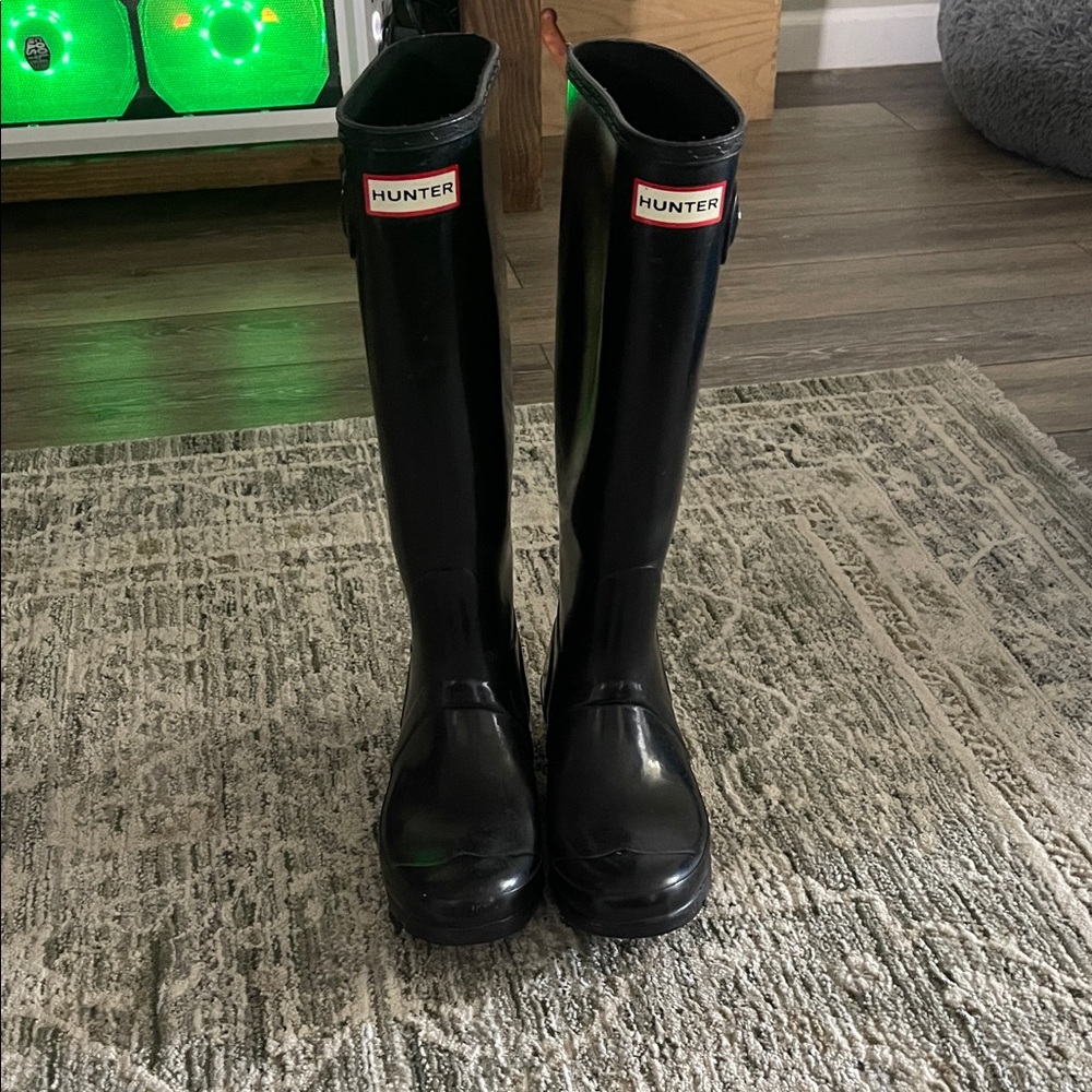 Hunter Black Waterproof Footwear